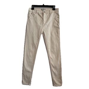 PULL & BEAR Soft Pink Skinny Jeans Size 8 Colored Denim